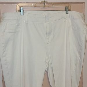 White maurices jeggings